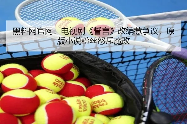 黑料网官网：电视剧《誓言》改编惹争议，原版小说粉丝怒斥魔改